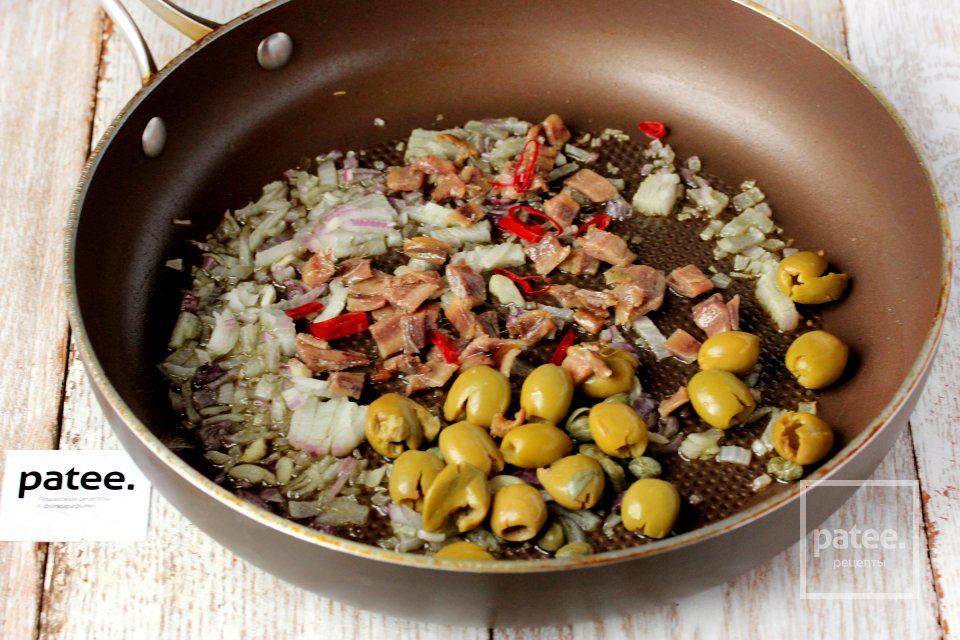 Паста алла Путанеска - Шаг 7