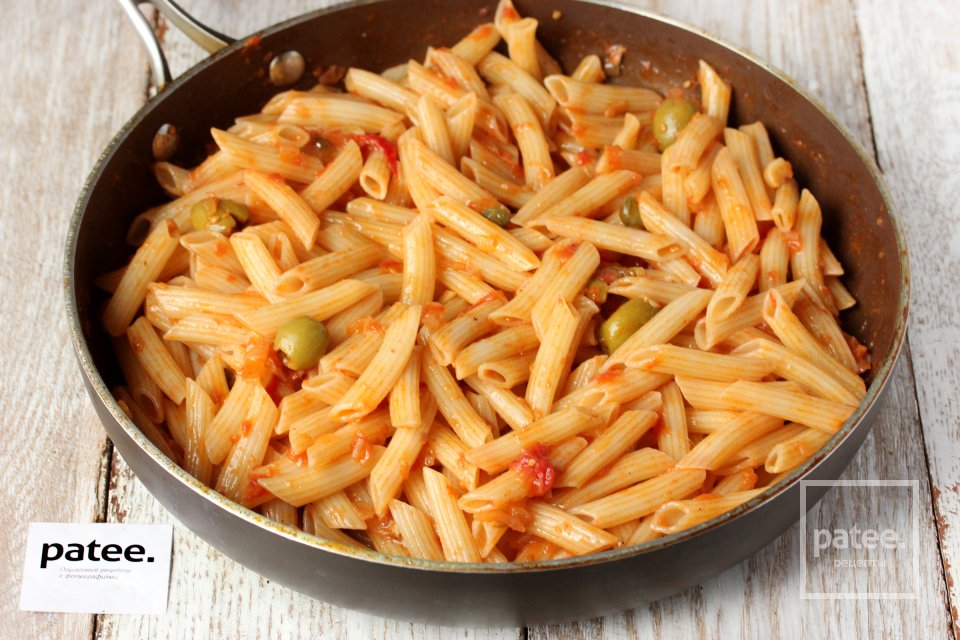 Паста алла Путанеска - Шаг 12