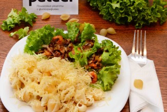 Паста с креветками