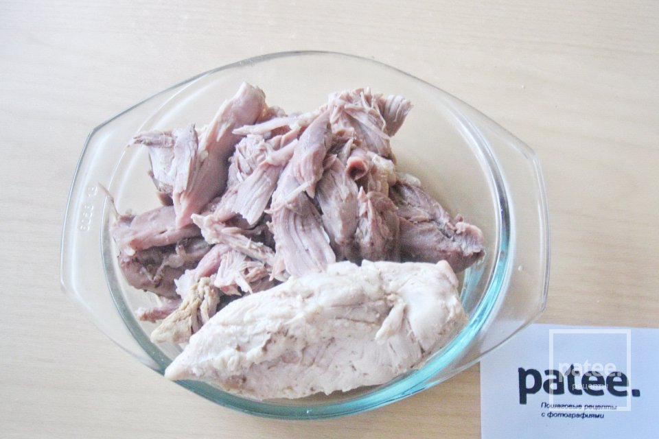 Террин из свиной рульки с грибами и каперсами - Шаг 4