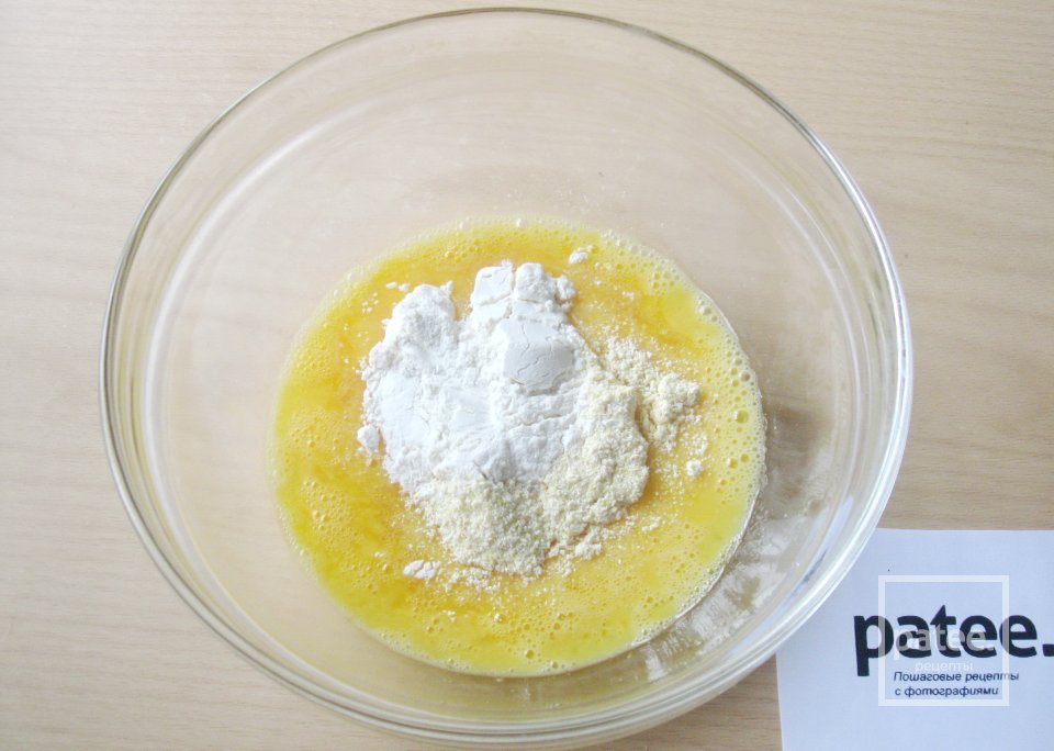 Блины с припеком с кукурузной мукой - Шаг 5