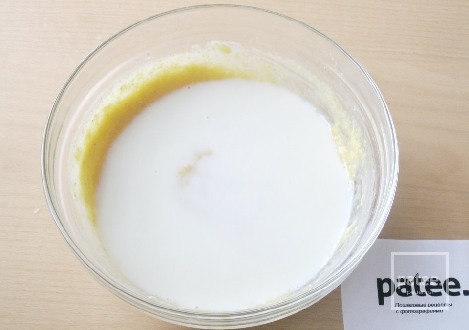 Блины с припеком с кукурузной мукой - Шаг 7