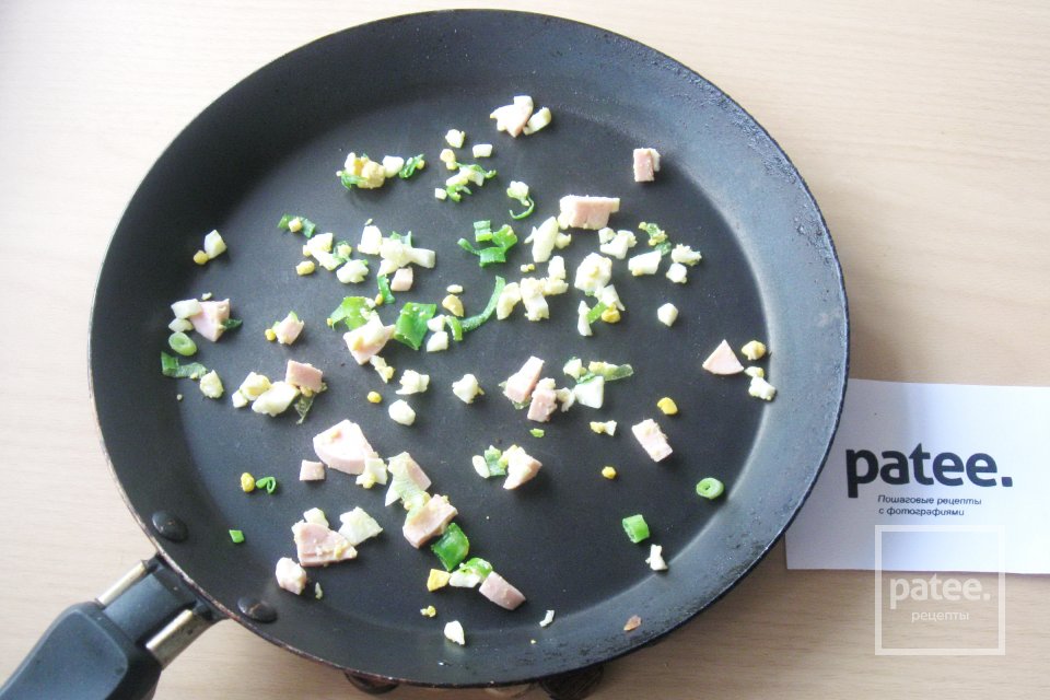 Блины с припеком с кукурузной мукой - Шаг 11