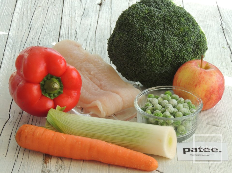 Пангасиус на овощах аль денте - Шаг 1