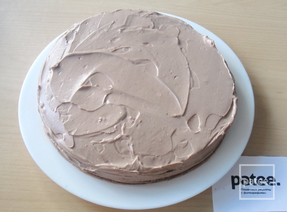 Торт Сметанник  шоколадный - Шаг 15