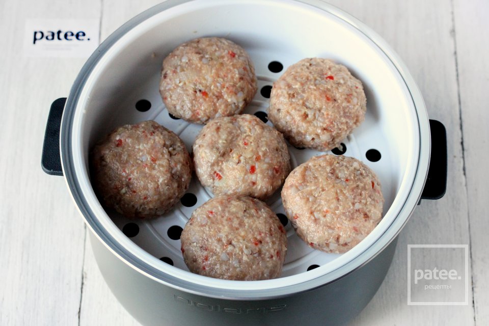 Гречаники паровые в мультиварке - Шаг 9