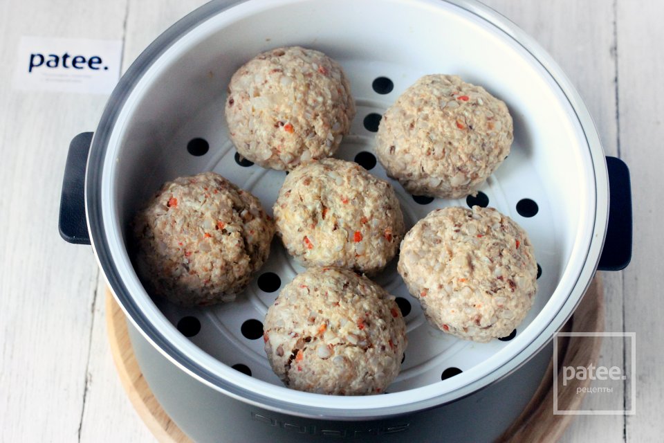 Гречаники паровые в мультиварке - Шаг 10