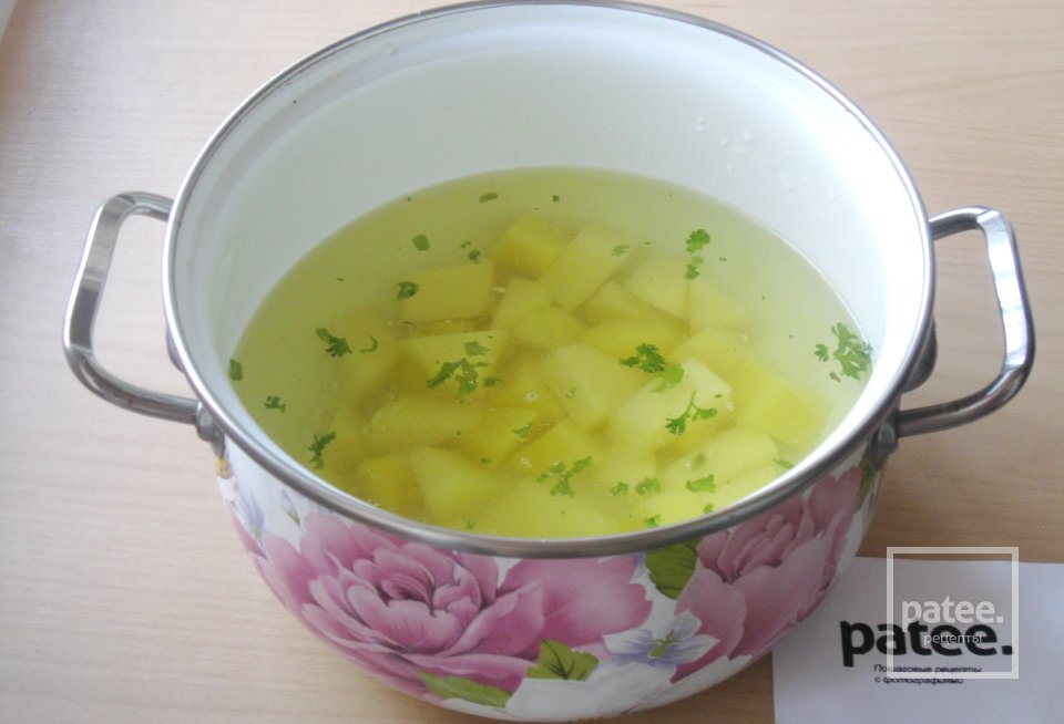 Суп с красной чечевицей и овощами - Шаг 3