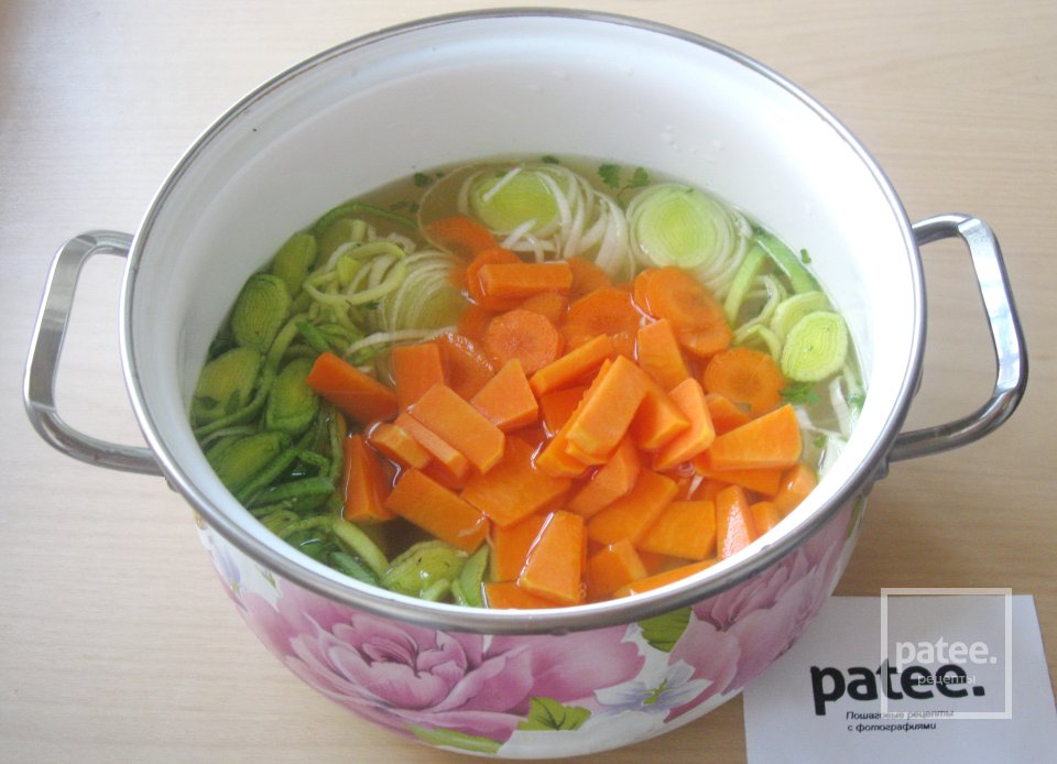 Суп с красной чечевицей и овощами - Шаг 11