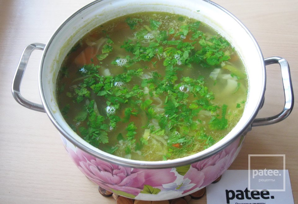 Суп с красной чечевицей и овощами - Шаг 15