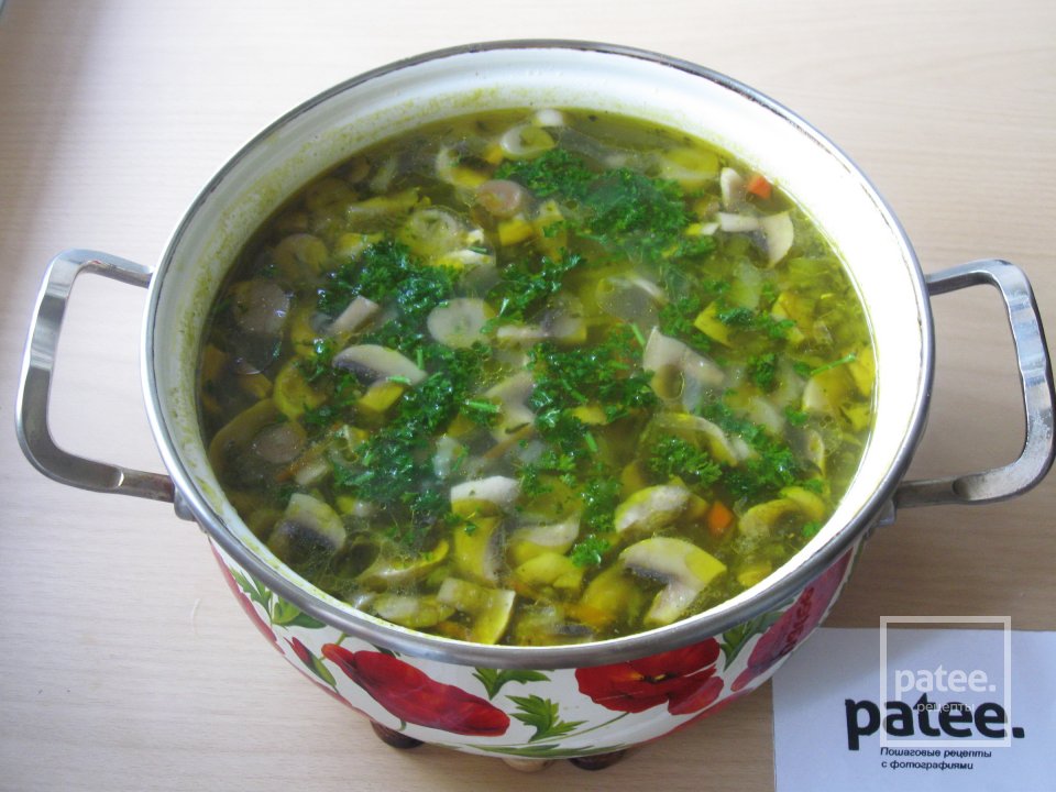 Рассольник с грибами - Шаг 11