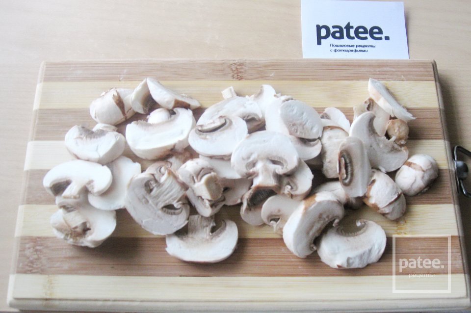 Квашеная капуста тушеная с грибами - Шаг 4