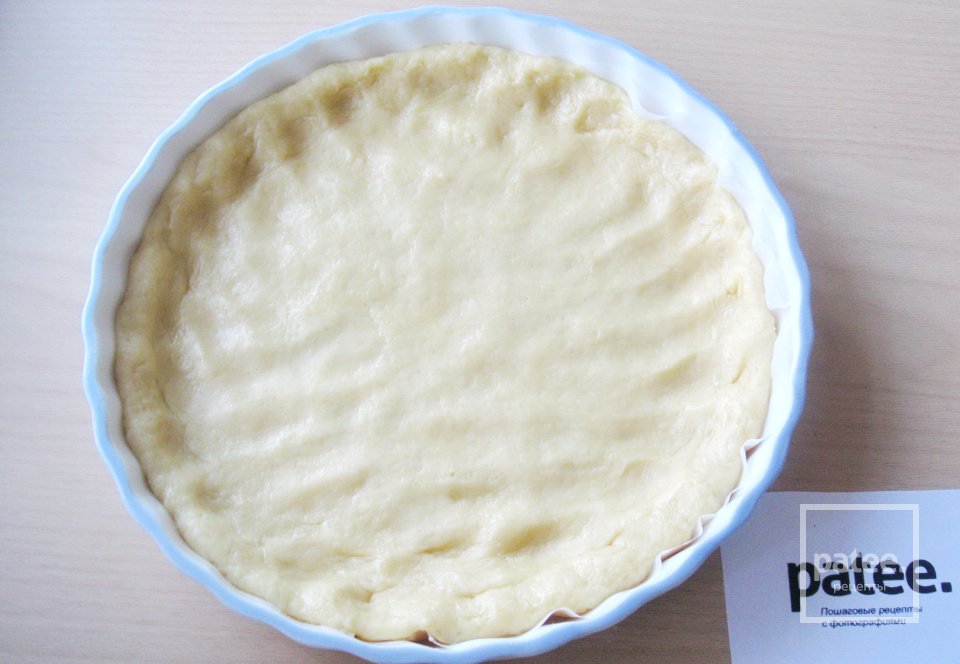 Пирог с яблоками и сметанным кремом - Шаг 8