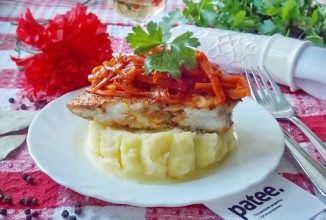 Камбала под маринадом