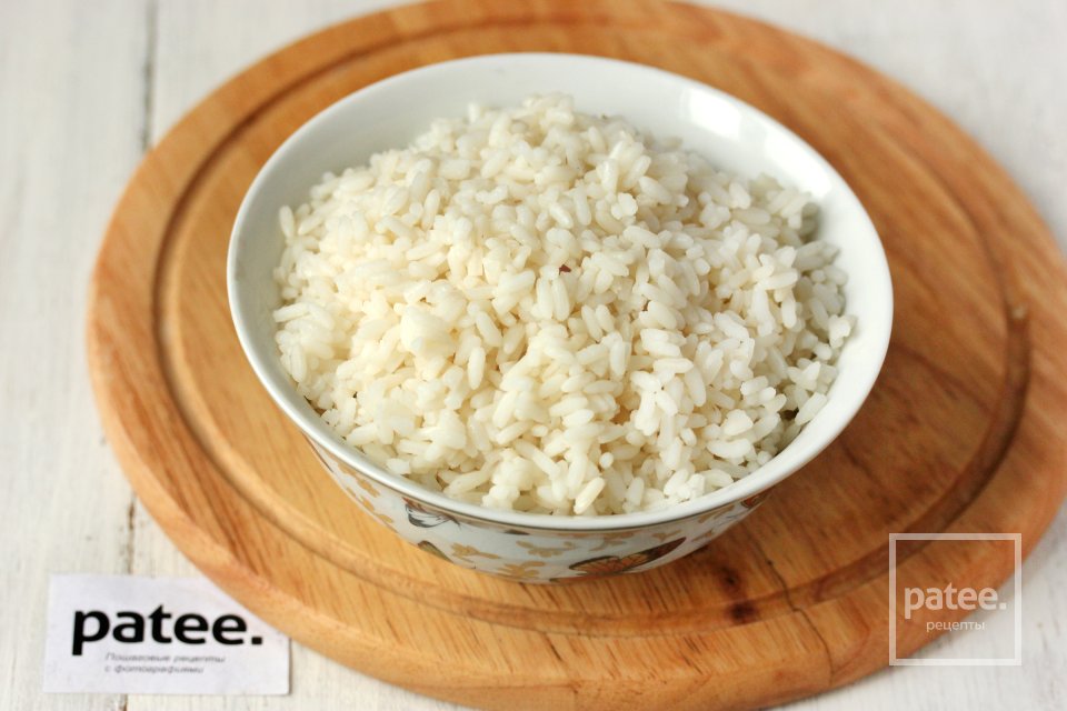 Рис с белыми грибами - Шаг 7