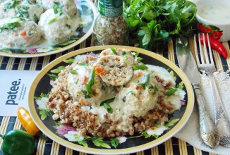 Котлеты с грибами в сливочном соусе