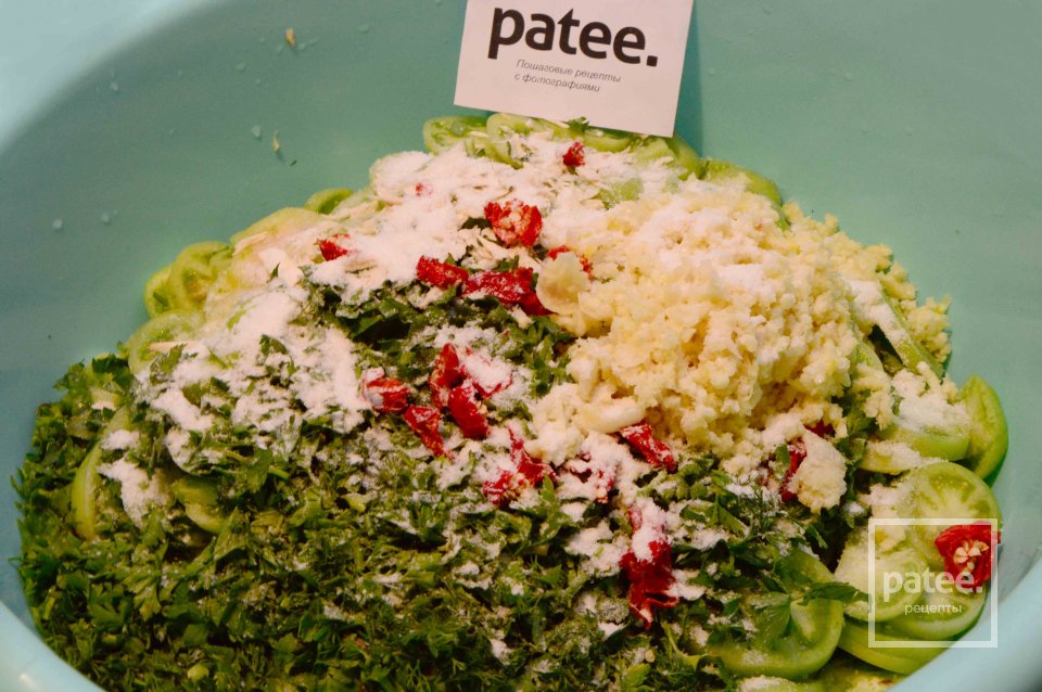 Зеленые помидоры на зиму - Шаг 8