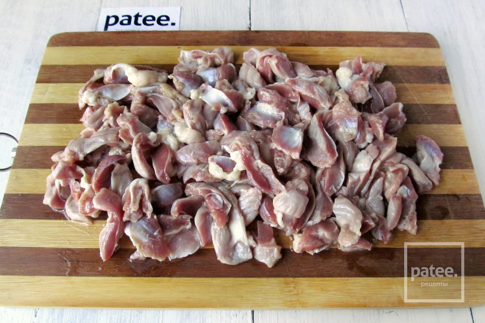 Гречневый суп с куриными желудочками - Шаг 2