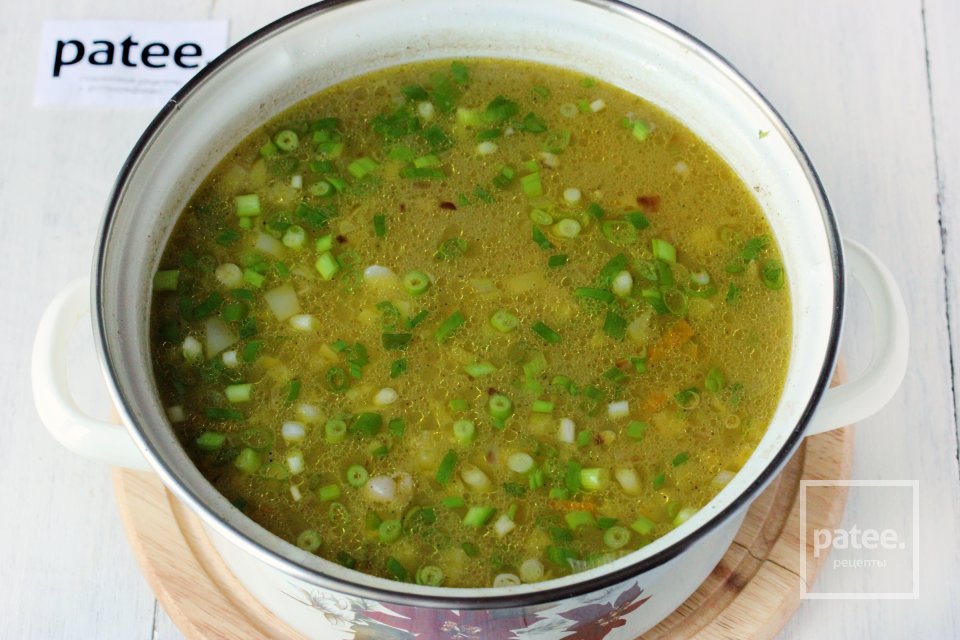 Гречневый суп с куриными желудочками - Шаг 12