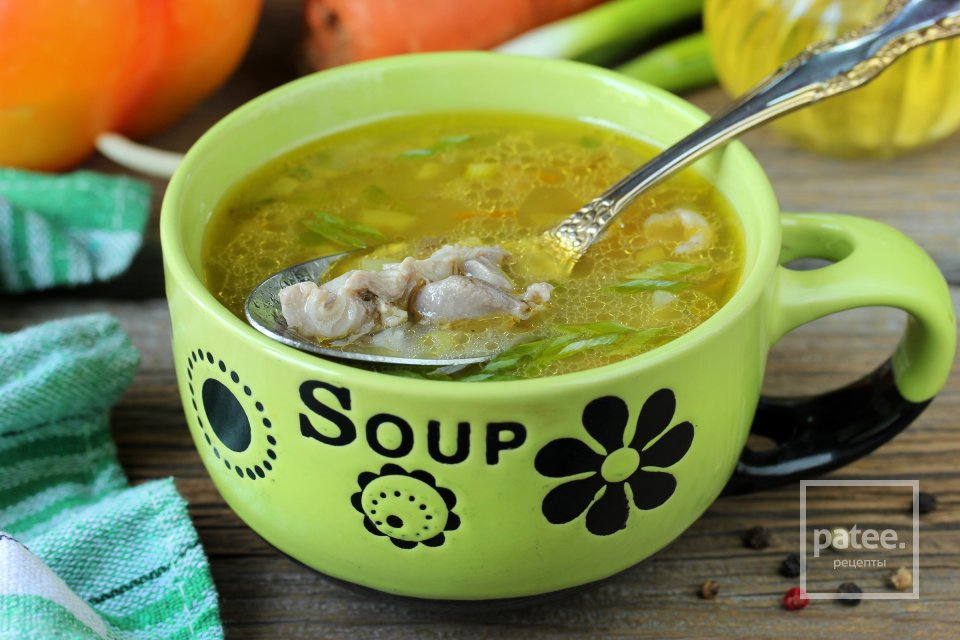 Гречневый суп с куриными желудочками - Шаг 13