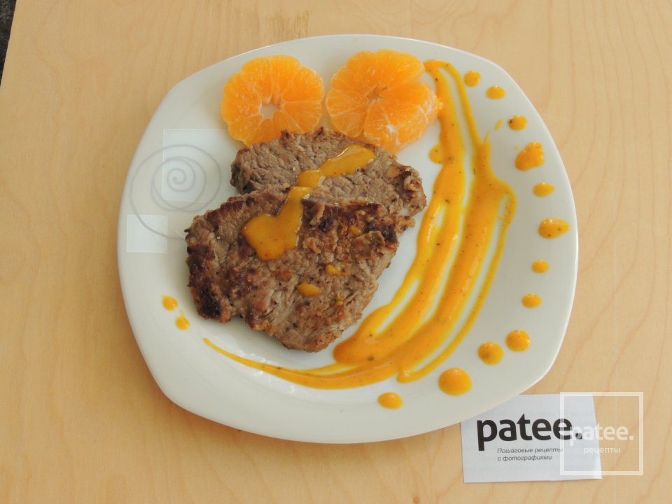 Шницель с карамельным соусом - Шаг 14