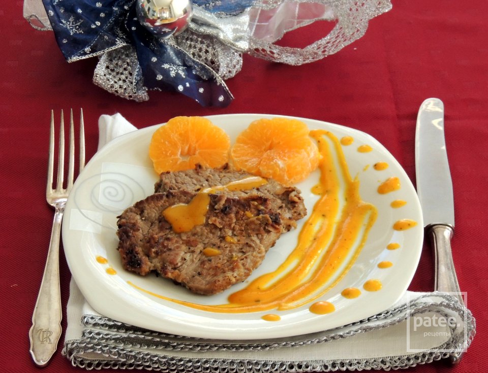 Шницель с карамельным соусом - Шаг 15