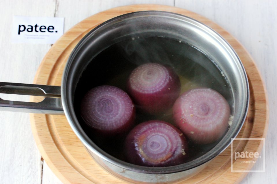 Фаршированный лук, запеченный в беконе - Шаг 3