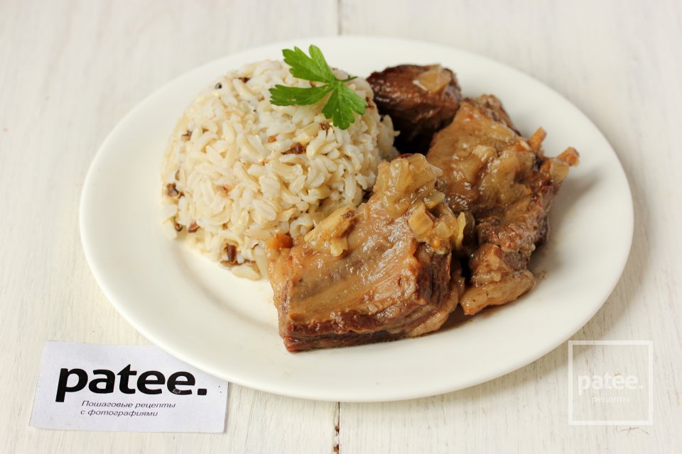 Ароматная баранина с медом, горчицей и корицей в духовке - Шаг 13