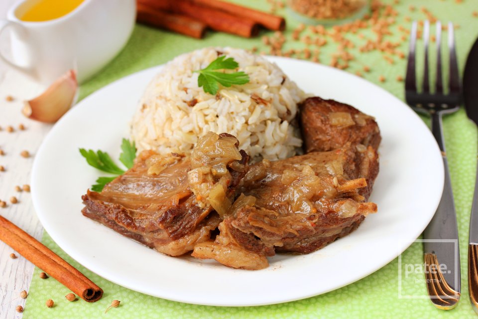 Ароматная баранина с медом, горчицей и корицей в духовке - Шаг 14