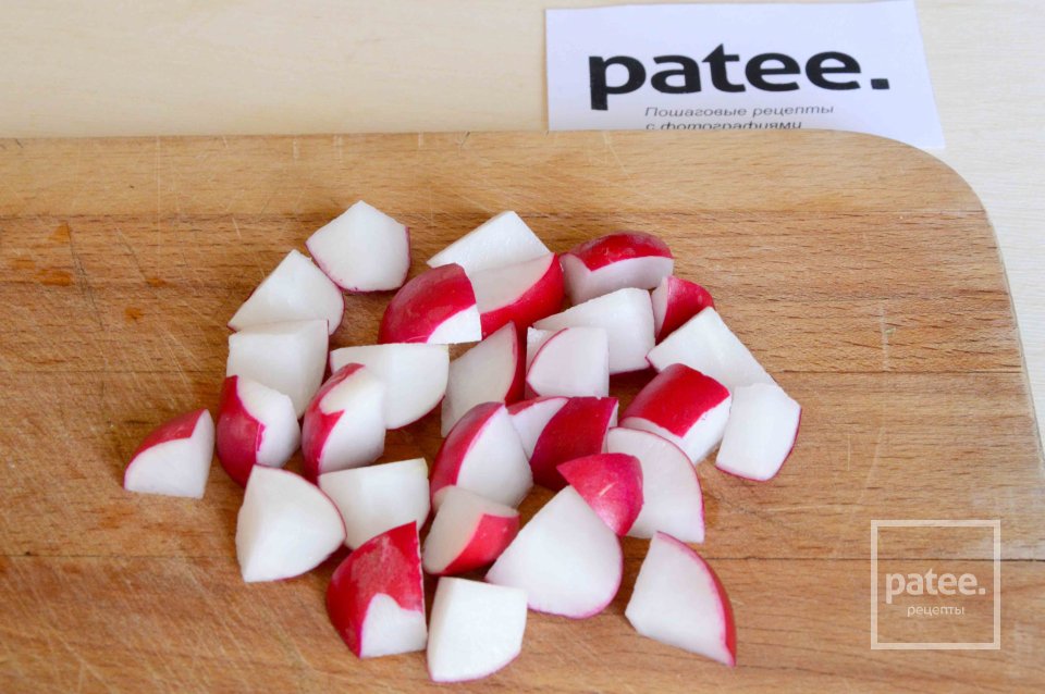 Овощной салат с яйцом - Шаг 4