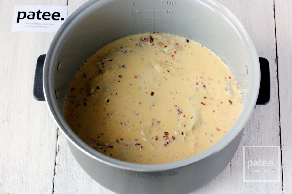 Мясной пирог Ленивец в мультиварке - Шаг 12