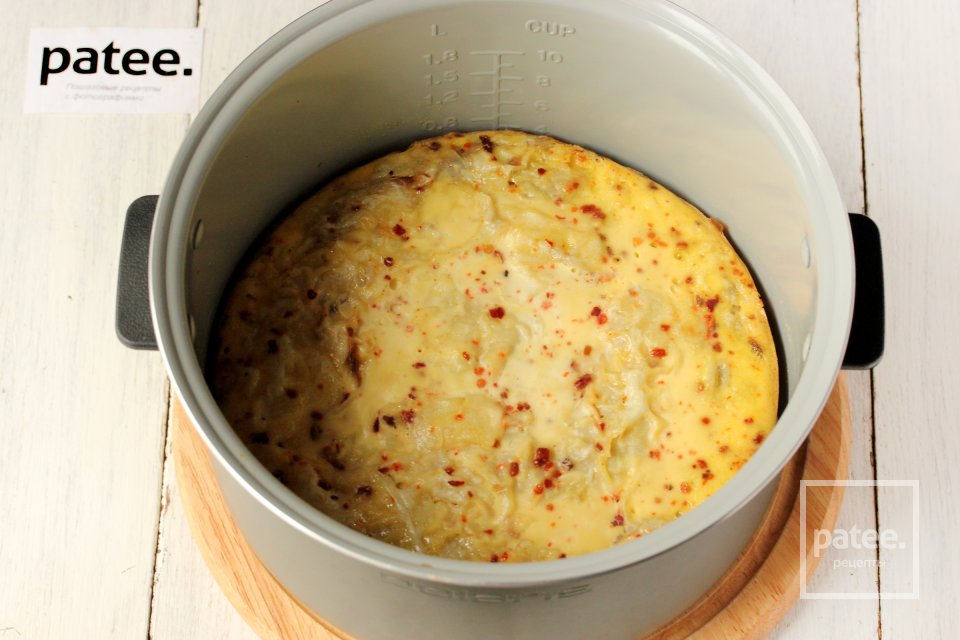 Мясной пирог Ленивец в мультиварке - Шаг 13