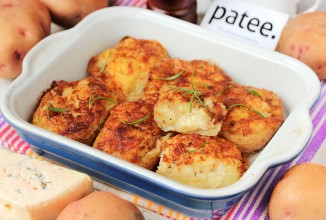 Картофельные лодочки с горгонзолой