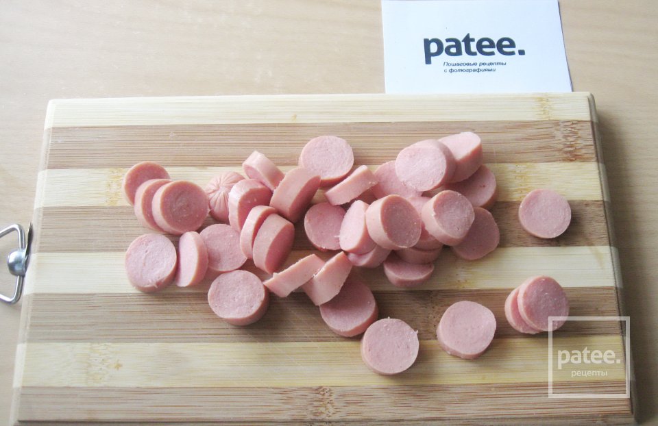 Цветная капуста с оливками и сосисками - Шаг 5