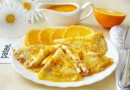 Блинчики Креп Сюзетт с апельсинами