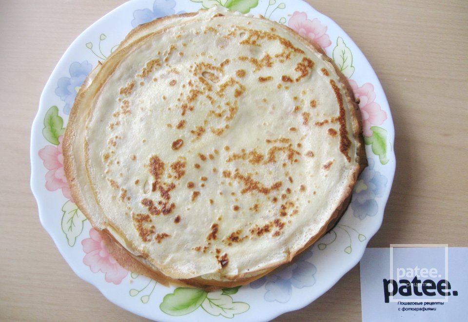 Блинчики Креп Сюзетт с апельсинами - Шаг 10