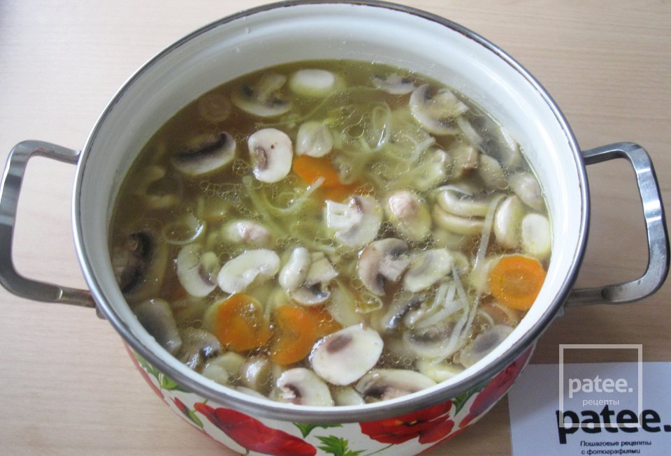 Сырный суп с семгой - Шаг 8