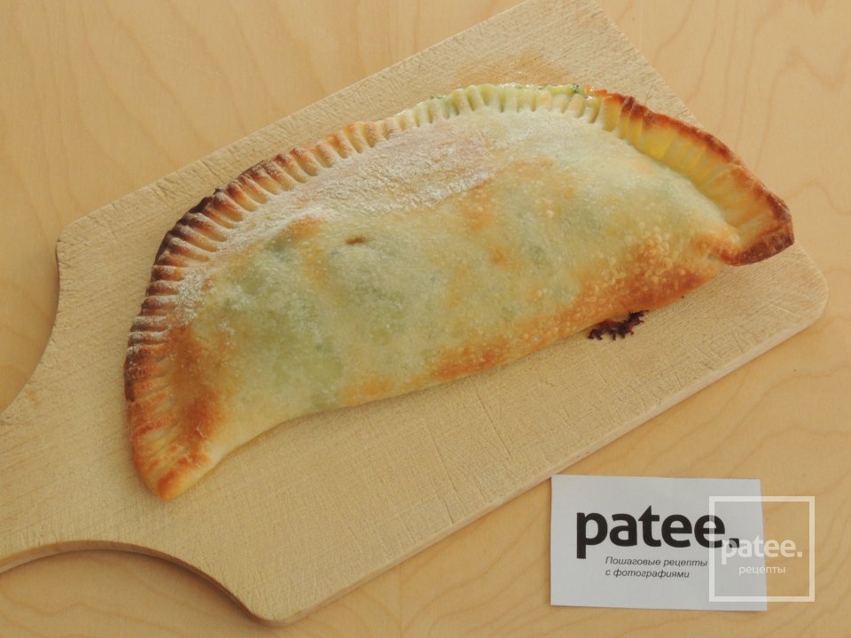 Кальцоне с четырьмя сырами - Шаг 17