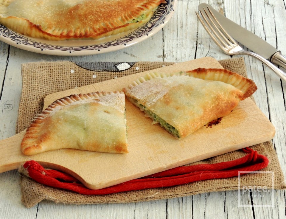 Кальцоне с четырьмя сырами - Шаг 18