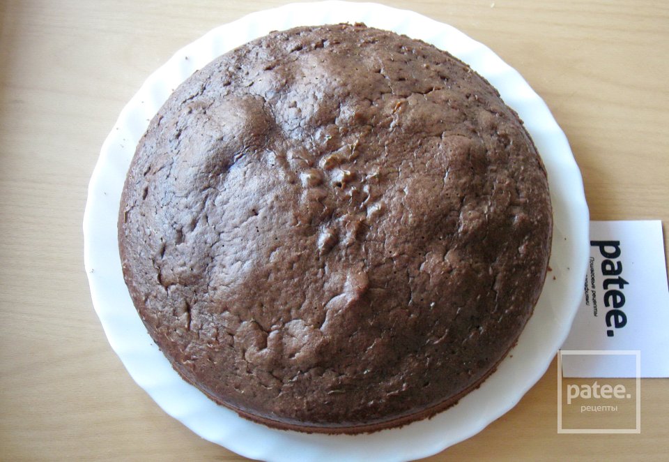 Шоколадно-кофейный пирог с кремом - Шаг 17