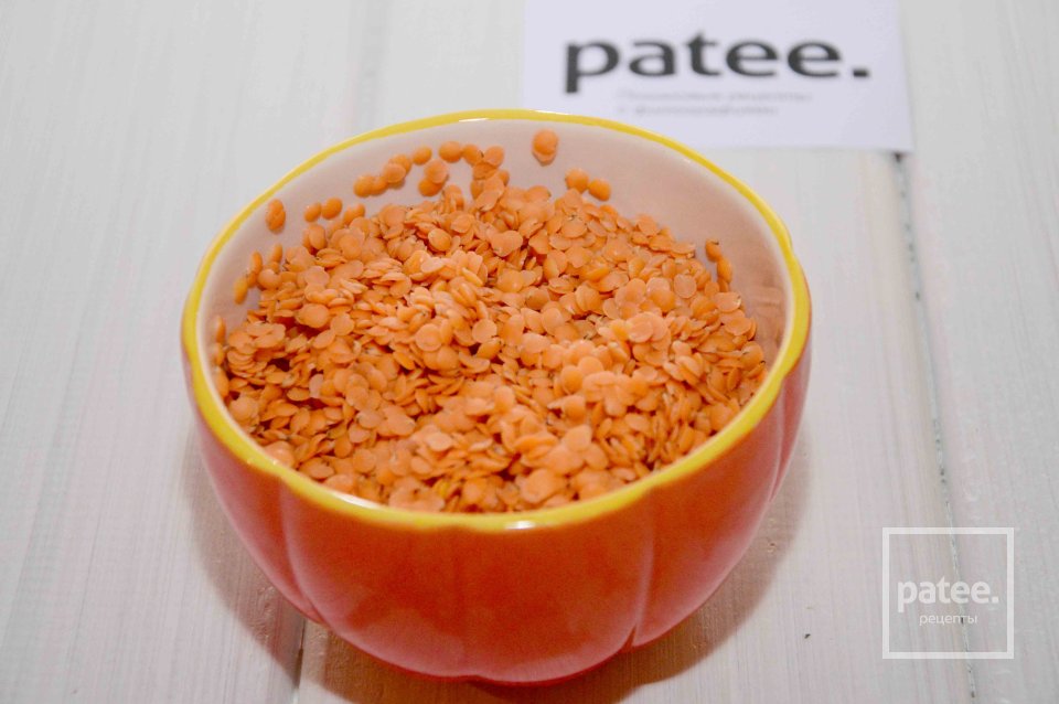 Суп из красной чечевицы с тыквой и курицей - Шаг 9