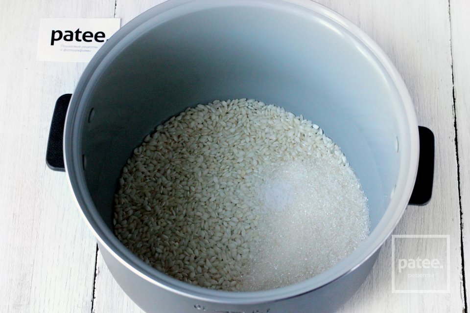 Рисовая молочная каша в мультиварке - Шаг 3