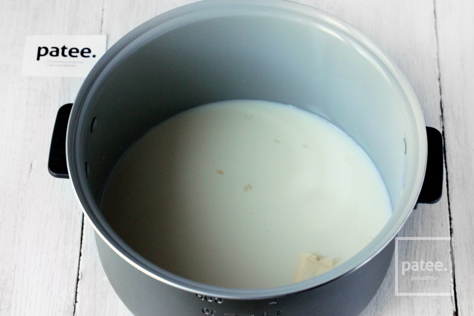Рисовая молочная каша в мультиварке - Шаг 5