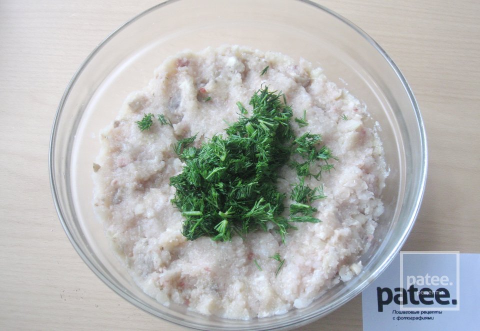 Котлеты из норвежского хека с грибами - Шаг 10
