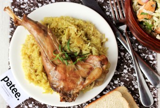 Кролик с рисом