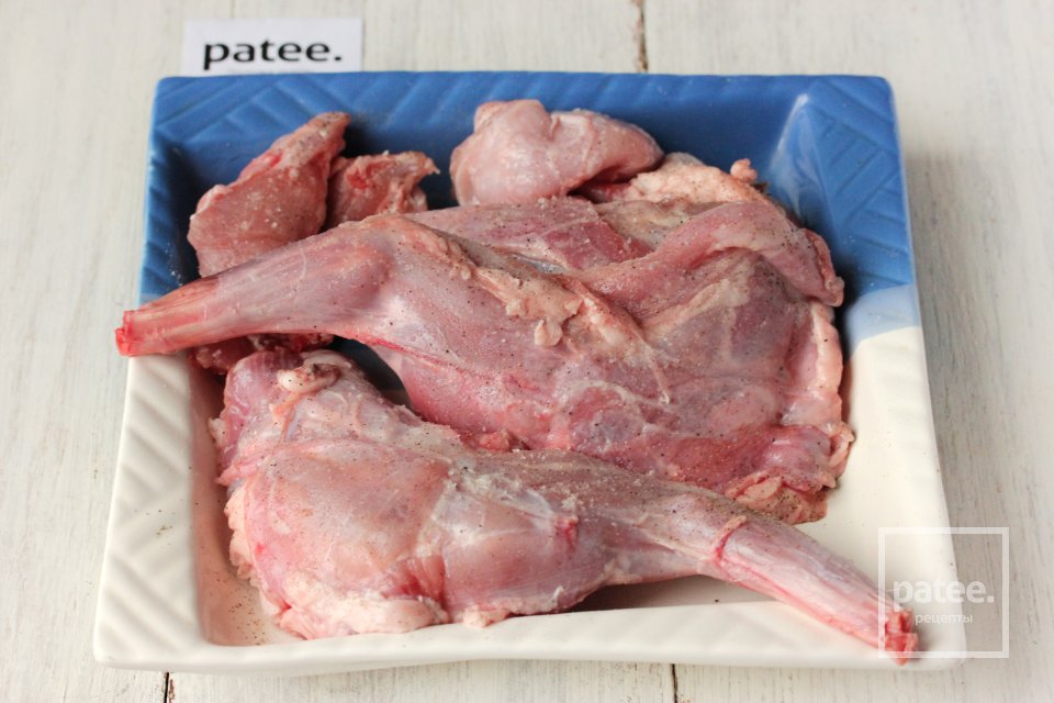 Кролик с рисом - Шаг 2