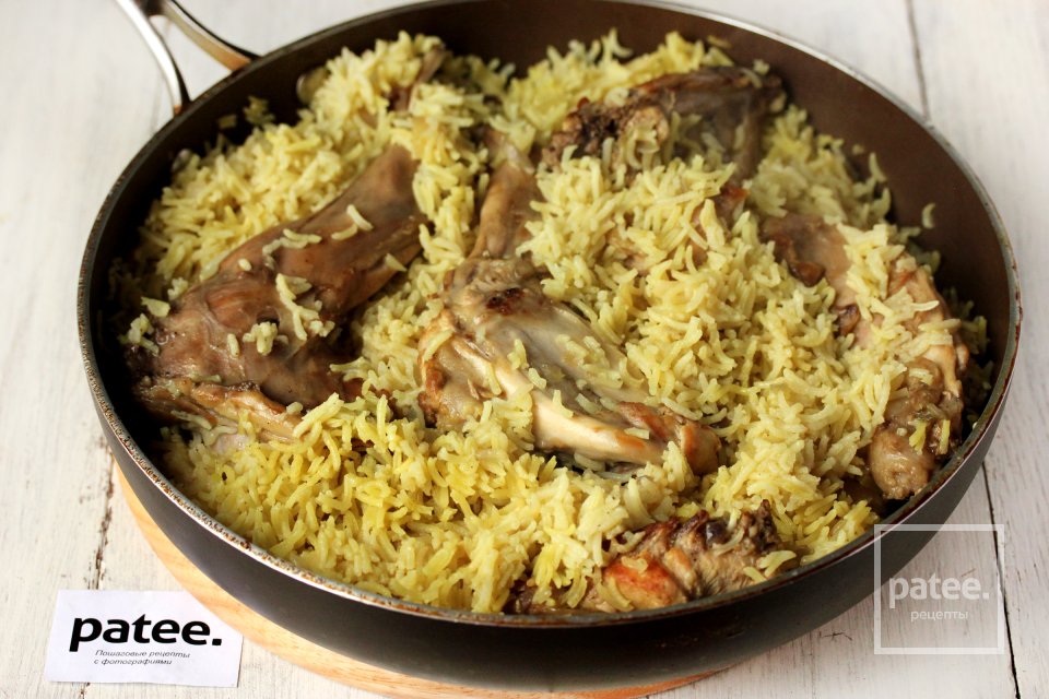 Кролик с рисом - Шаг 11