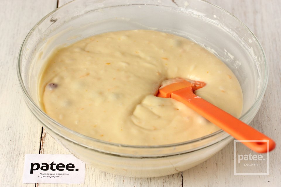 Апельсиновый пирог с клюквой и глазурью - Шаг 9