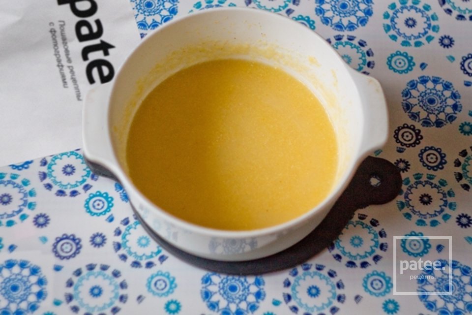 Свекла на поленте с трюфельным маслом и соусом из ягод крыжовника - Шаг 4