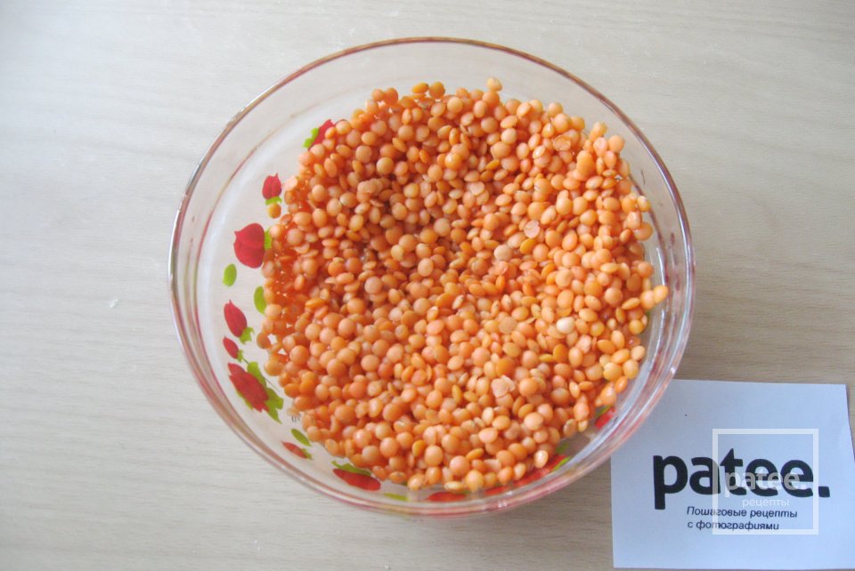 Суп с красной чечевицей и копченостями - Шаг 7